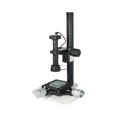 0.35-2.25X LED Industrial Inspection Measuring Microscope + Digital Camera, SKU MS02030101, three quarter front view