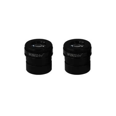 Eyepiece Field of View Dia. 12mm 20X Adjustable Eyepiece (Pair), SKU SZ27023621, three quarter front view