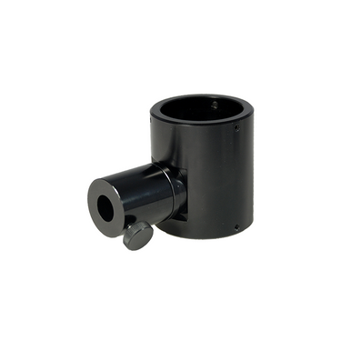 Coaxial Illuminator for LED Microscope Spot Light, 11mm, Body Mount Diameter 35mm, SKU MZ05038101, three quarter front view