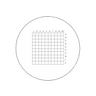 10x10mm/10x10 Net Grid Net Grid Reticle ( Dia. 20.4mm), SKU RT20105125, three quarter front view