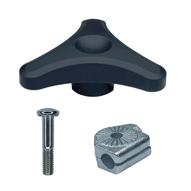 Joint, Knob and Screw for Magnifying Lamp (MG16303 Series, ESD), SKU MG16303122-0001, three quarter front view