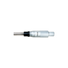 0-1″ Mechanical Micrometer Head Graduation 0.0001″ 1" Flat Mechanical Micrometer Head (Thimble Diameter: Dia. 18mm, Spindle Diameter: Dia. 8mm, W/Vernier), SKU Mitutoyo-153-208, three quarter front view