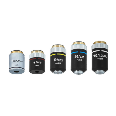 Infinity Semi Plan Achromatic Objective Set, SKU BM13023022, three quarter front view