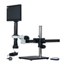 0.58-7X 2.0 Megapixels CMOS LED Light Ball Bearing Boom Stand Video Zoom Microscope, SKU MZ02130307, three quarter front view