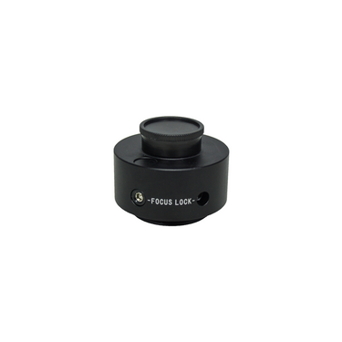 0.5X Body & Eyetube Microscope Camera Coupler C-Mount Adapter 38mm, SKU BM05134141, three quarter front view