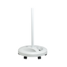 Rolling Floor Stand for MG16303 Series Magnifying Lamps Only (Round Base), SKU MG16310106, three quarter front view