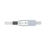 0-1″ Mechanical Micrometer Head Graduation 0.001″ 1" Flat Mechanical Micrometer Head (Thimble Diameter: Dia. 18mm), SKU Mitutoyo-150-208, three quarter front view