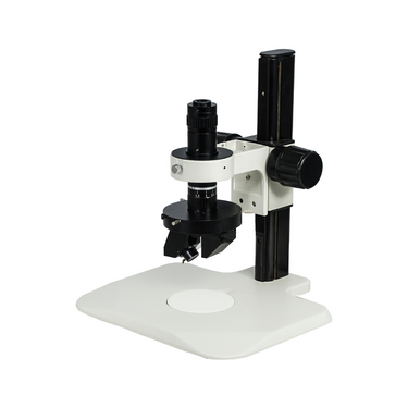 0.225-1.875X Track Stand 3D Video Zoom Microscope, SKU MZ02370321, three quarter front view