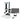 0.58-7X 2.0 Megapixels CMOS LED Light Post Stand Video Zoom Microscope, SKU MZ02130102, three quarter front view