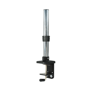 Post Table Clamp for Microscope Pneumatic Arm, Diameter 32mm, Clamp Opening 0-62mm, SKU ST02011401, three quarter front view