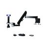 0.7-4.5X 8 Megapixels CMOS LED Light Flexible Arm Video Zoom Microscope, SKU MZ02120706, three quarter front view