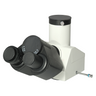 Compound Microscope Eyepiece Body Tube, Trinocular, Finite, Eyetube Angle 30 Degrees,, SKU MT14021321, three quarter front view
