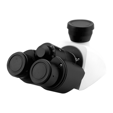 Compound Microscope Eyepiece Body Tube, Trinocular, Infinite, Eyetube Angle 30 Degrees,, SKU BM03021321, three quarter front view