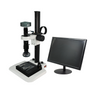 0.35-4.5X 2.0 Megapixels CMOS LED Light LED Transmitted Light Track Stand XY Stage Travel Distance 75x55mm Video Zoom Microscope, SKU MZ02210015, three quarter front view