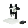 1.5-50X Track Stand Nosepiece Video Zoom Microscope, SKU MZ02370221, three quarter front view