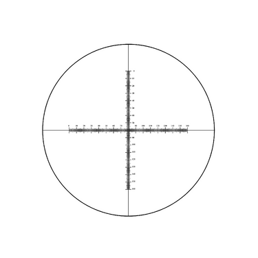 16mm/160 Div Crosshair Scale Reticle ( Dia. 24mm), SKU RT20104165, three quarter front view