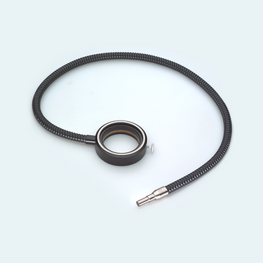 Optical Fiber Cable Length 1000mm Annular Ring Light Guide (ID66x1000mm), SKU SCHOTT-KL-157.420, three quarter front view