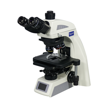 40-1000X LED Coaxial Transmitted Light XY Stage Travel Distance 78x54mm Trinocular Biological Microscope, SKU Nexcope-NE620-Trinocular-W, three quarter front view