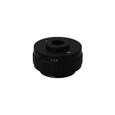 0.5X Adjustable Microscope Camera Coupler C-Mount Adapter 38mm, SKU SZ05036133, three quarter front view