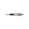 0-1″ Mechanical Micrometer Head Graduation 0.0001″ 1" Flat Mechanical Micrometer Head (Thimble Diameter: Dia. 21mm, Spindle Diameter: Dia. 8mm, W/Vernier), SKU Mitutoyo-151-238, three quarter front view