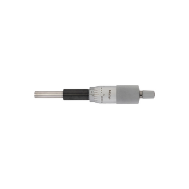0-1″ Mechanical Micrometer Head Graduation 0.0001″ 1" Flat Mechanical Micrometer Head (Thimble Diameter: Dia. 21mm, Spindle Diameter: Dia. 8mm, W/Vernier), SKU Mitutoyo-151-238, three quarter front view