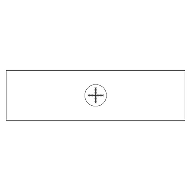 Microscope Stage Calibration Slide, Dual Axis Cross Line Micrometer Ruler, Crosshair Scale 1mm/100/0.01mm, SKU RT20203101, three quarter front view
