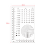 90mm/90 Div Multiple Scale Film Ruler, SKU RT02420612, three quarter front view