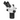 18-65X Zoom Stereo Microscope Head, Trinocular, Field of View 23mm Working Distance 92mm, SKU SZ08041131, three quarter front view