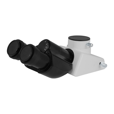 Compound Microscope Eyepiece Body Tube, Trinocular, Infinite, Eyetube Angle 30 Degrees,, SKU BM13011321, three quarter front view