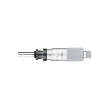 0-0.05″ Mechanical Micrometer Head Graduation 0.00005″ 0.05" Flat Mechanical Micrometer Head (Thimble Diameter: Dia. 21mm, Spindle Diameter: Dia. 8mm), SKU Mitutoyo-110-111, three quarter front view