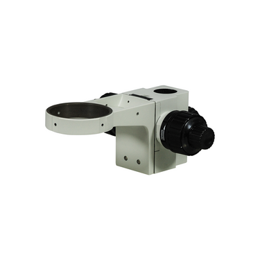 76mm E-Arm, Microscope Fine Focus Block, 32mm Post Hole, SKU SA05041202, three quarter front view
