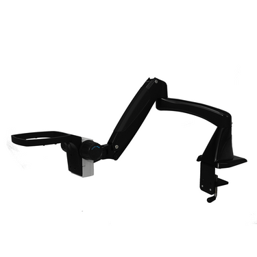 Microscope Pneumatic Arm, Clamp Stand, B&L Focus Rack, SKU ST02071506, three quarter front view