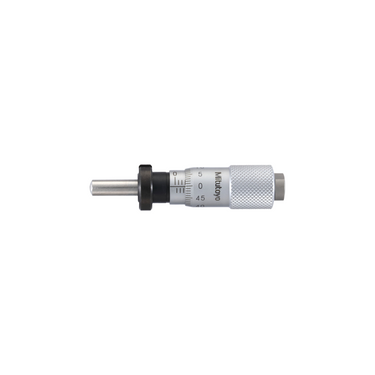 0-0.50″ Mechanical Micrometer Head Graduation 0.001″ 0.5" Spherical with Clamp Nut Mechanical Micrometer Head (Thimble Diameter: Dia. 13mm), SKU Mitutoyo-148-812-10, three quarter front view
