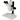 6.7-45X Track Stand Trinocular Zoom Stereo Microscope, SKU SZ02020031, three quarter front view