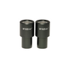 WF 10X Widefield Microscope Eyepieces, High Eyepoint, 23.2mm, FOV 20mm (Pair), SKU BM14032211, three quarter front view