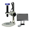 0.7-4.5X 8 Megapixels CMOS Post Stand LED Dual Illuminated Light Video Zoom Microscope, SKU MZ02120112, three quarter front view