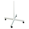 Rolling Floor Stand for MG16303 Series Magnifying Lamps Only (4 Spokes), SKU MG16310101, three quarter front view