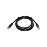BNC to BNC Male to Male Cable (2 meter, 6.5 feet), SKU EC02515102, three quarter front view