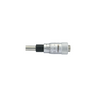 0-0.50″ Mechanical Micrometer Head Graduation 0.001″ 0.25" Flat Mechanical Micrometer Head (Thimble Diameter: Dia. 15mm), SKU Mitutoyo-148-357-10, three quarter front view