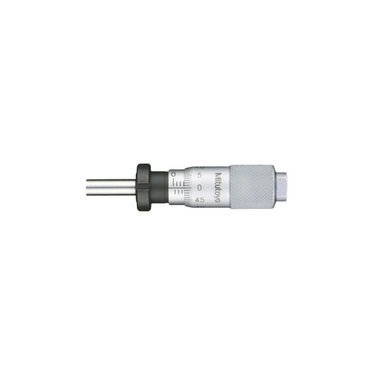 0-0.50″ Mechanical Micrometer Head Graduation 0.001″ 0.5"Flat with Clamp Nut Mechanical Micrometer Head (Thimble Diameter: Dia. 13mm), SKU Mitutoyo-148-111-10, three quarter front view