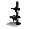 Microscope Track Stand, 39mm Coarse Focus Rack with Fine Focus XY Stage, LED Light, SKU ST02111206, three quarter front view
