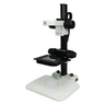 Microscope Track Stand, 76mm Coarse Focus Rack, Fine Focus XY Stage, LED Light Base, SKU ST02112022, three quarter front view