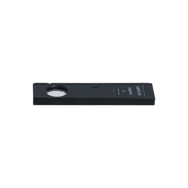 Polarizing Microscope Analyzer Slider, Full Wavelength Retardation Plate 530nm for Geology, Gypsum Test Plate, SKU PL03026142, three quarter front view