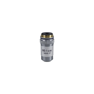 Objective Working Distance 0.46mm 60X Achromatic Objective, SKU BM02503611, three quarter front view