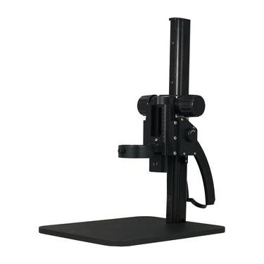 Curved Arm Stand 76mm Angle Viewing Track Stand, SKU ST02031333, three quarter front view