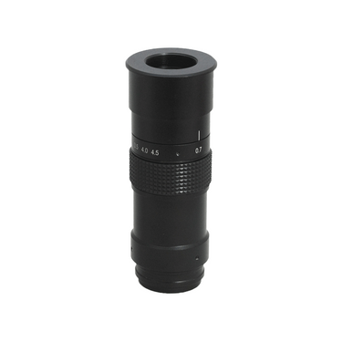 0.7-4.5X Zoom Ratio 1:6.4 Video Zoom Body, SKU MZ02011106, three quarter front view