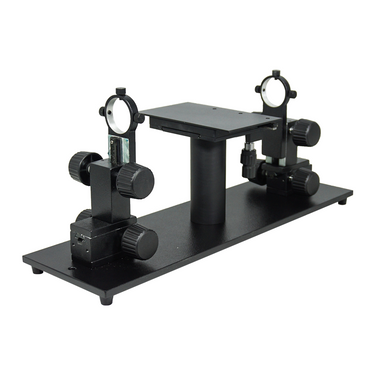 Focus Distance 54mm XY Stage Travel Distance 60x40mm Stage Platform Dimensions 200x125mm 50mm Horizontal Stand, SKU ST02081102, three quarter front view