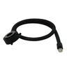 Microscope Fiber Optic Ring Light Guide Cable Diameter 34mm, Length 1000mm, SKU ML26911101, three quarter front view