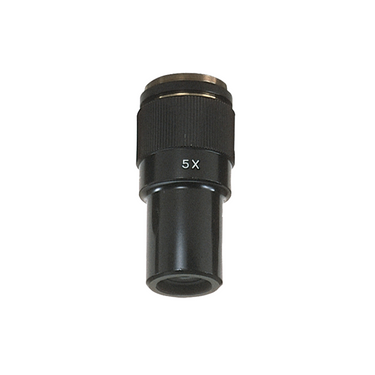 Objective Working Distance 33mm 5X Objective, SKU Mitutoyo-176-139, three quarter front view