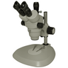 10X-65X Super Widefield Zoom Stereo Microscope, Trinocular, Post Stand, SKU SZ08010232, three quarter front view